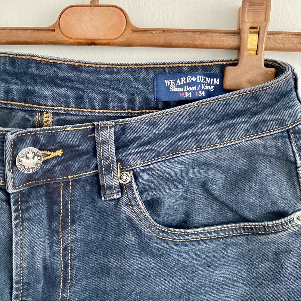 Buffalo David Bitton Blue Slim Boot Jeans - Picture 6 of 6
